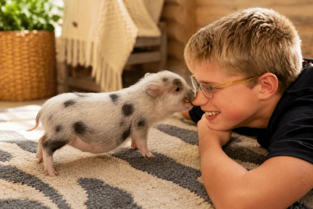 Family-owned teacup mini pig breeder